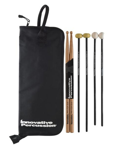 Innovative Percussion — Elementary Pack (FP-1) — Fundamental Series Education Drumstick & Mallet Package Includes F8, F10, IP-LD & SB-3