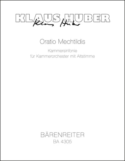 Oratio Mechtildis (1956/1957) by Huber, Klaus