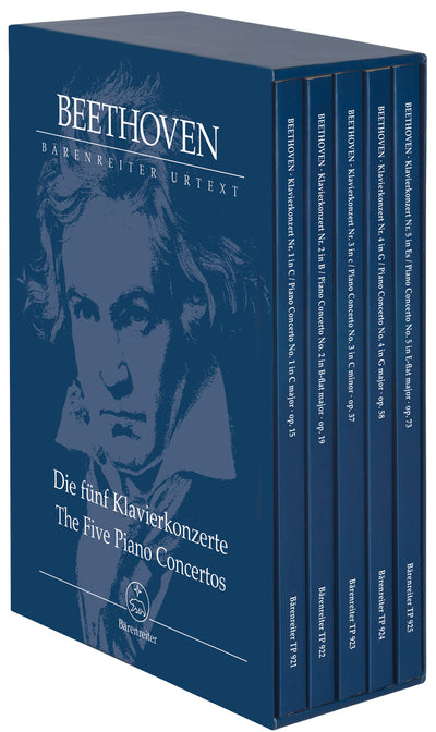 The Five Piano Concertos by Beethoven, Ludwig van