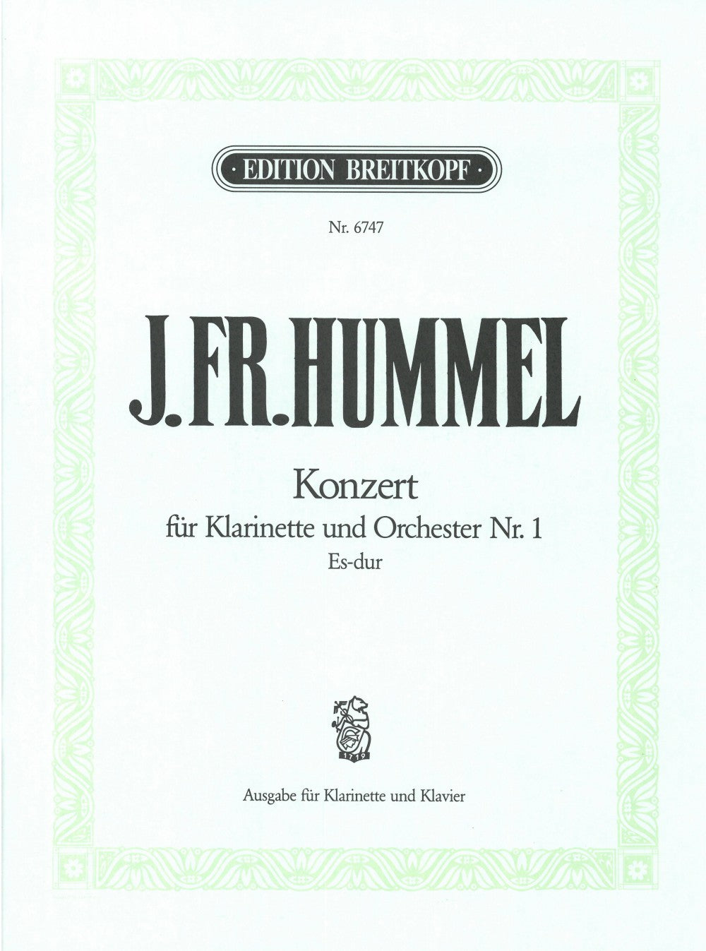 Hummel, Joseph Friedrich