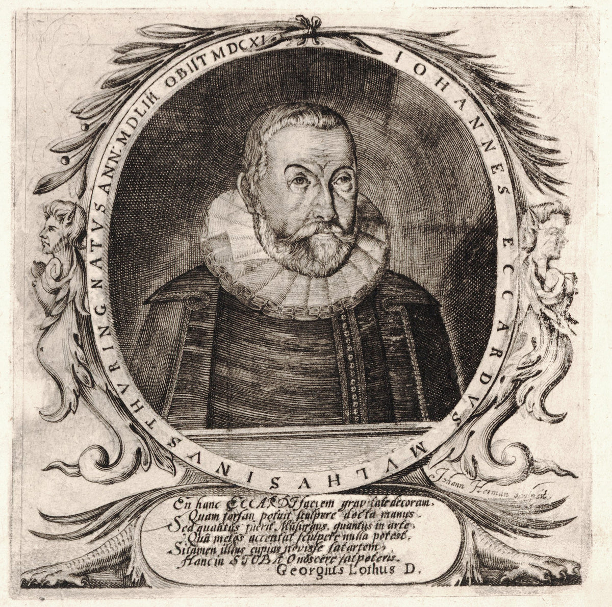 Johannes Eccard — portrait via Wikimedia Commons (Public domain)