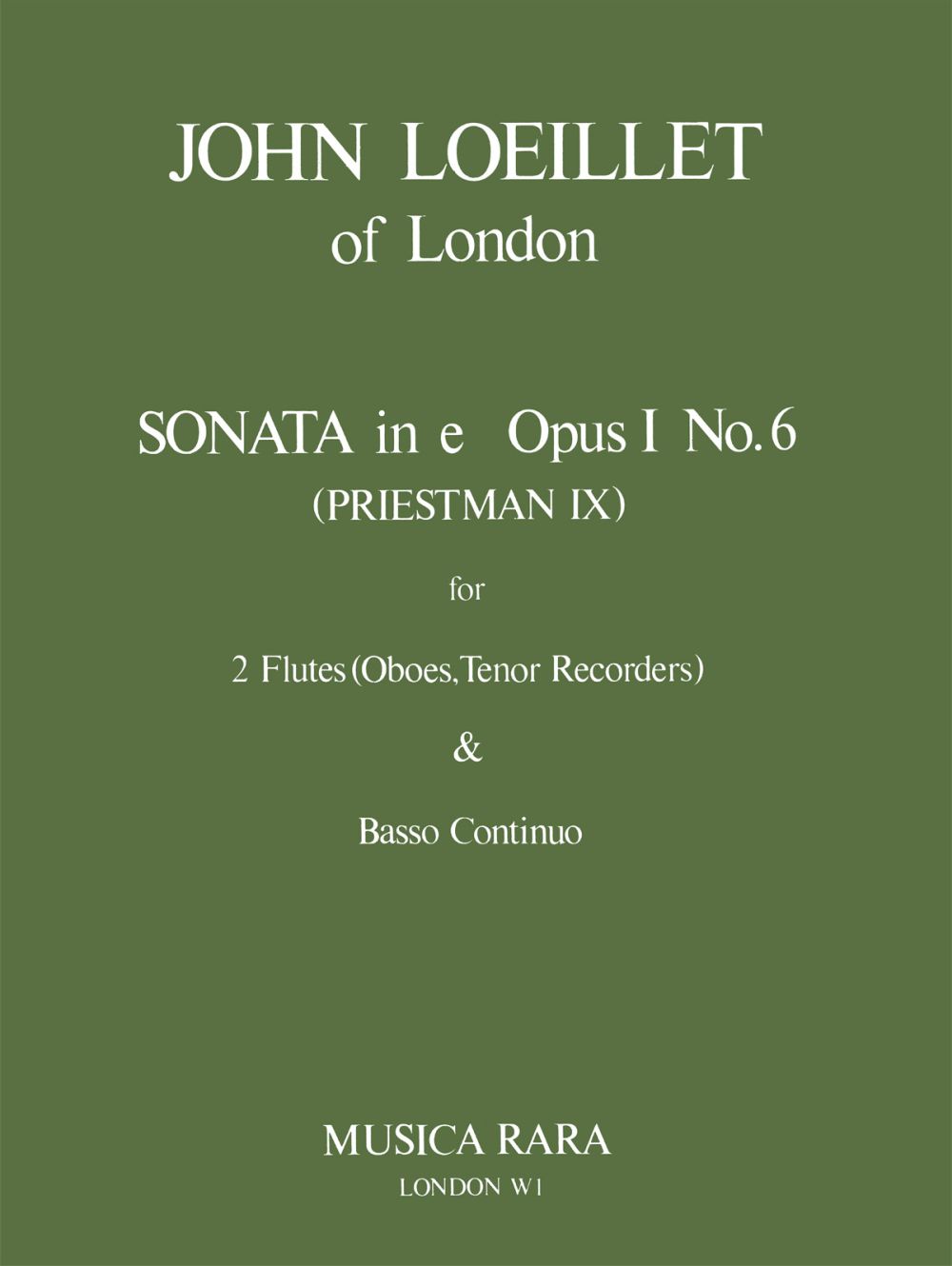 Loeillet of London, John