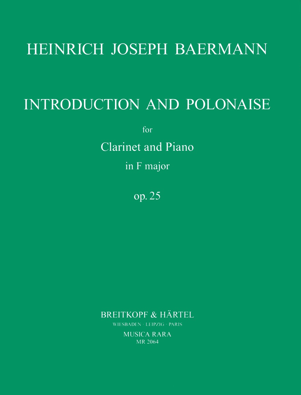 Baermann, Heinrich Joseph