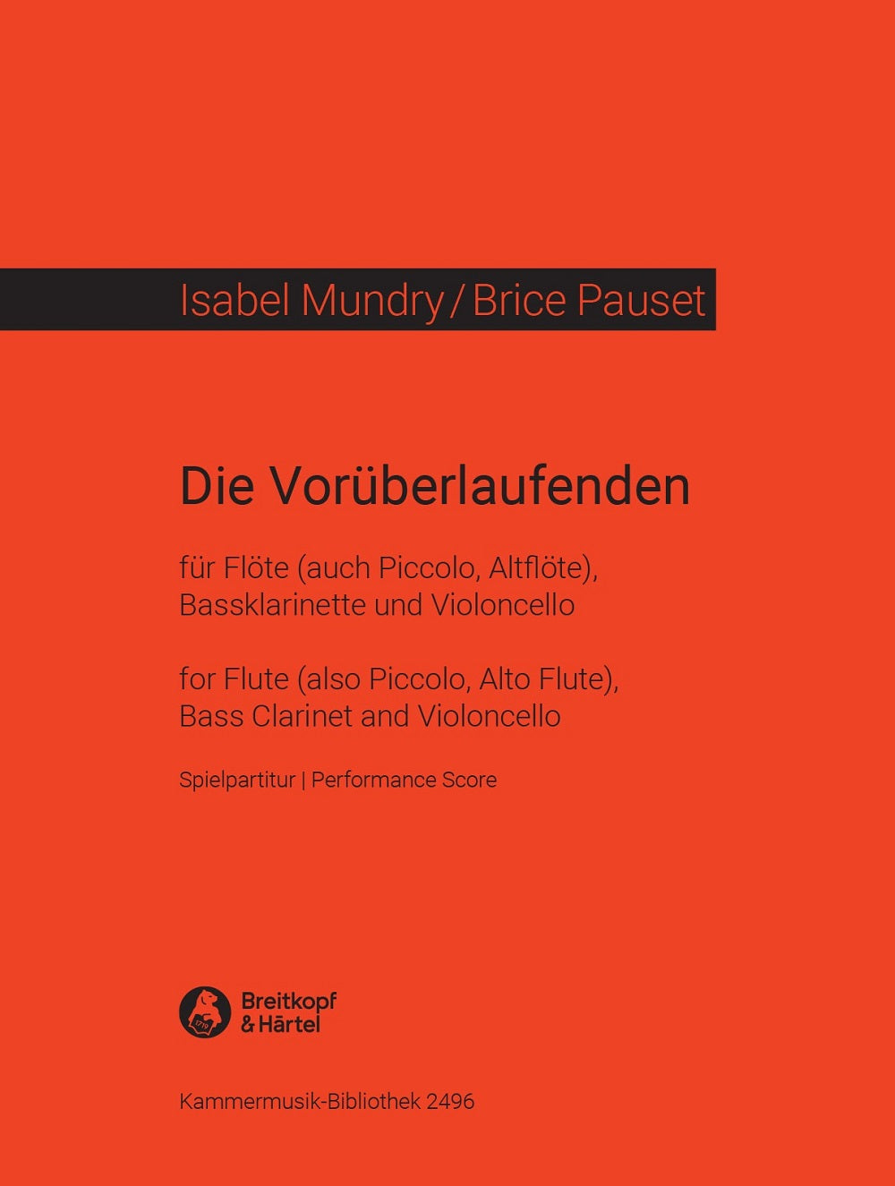 Mundry, Isabel / Pauset, Brice