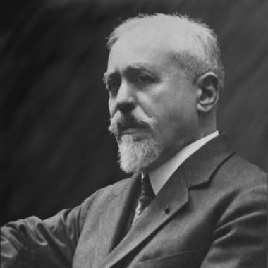 Paul Dukas — portrait via Wikimedia Commons (Public domain)