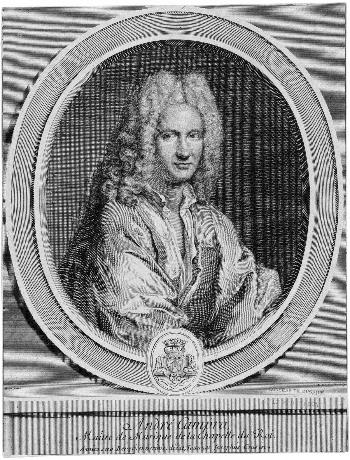 André Campra — portrait via Wikimedia Commons (Public domain)
