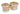 LP LP201AX-2 7-1/4 and 8-5/8 Bongos - Natural with Chrome Hardware — Generation II 7-1/4