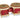 LP LP794V-ARG Galaxy Series Fiberglass Fausto Cuevas III Signature Bongos Arena Red — Fausto Cuevas 7-1/4
