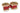 LP LP794V-ARG Galaxy Series Fiberglass Fausto Cuevas III Signature Bongos Arena Red — Fausto Cuevas 7-1/4
