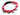 LP LP151 Cyclops Handheld Tambourine - Red with Steel Jingles