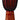 WORLD BEAT WOOD ART MED DJEMBE RED/NAT — World Beat Wood Art