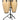 LP City Series 10-inch and 11-inch Conga Set with Double Stand - Natural Gloss — City 10 and 11