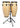 LP City Series 10-inch and 11-inch Conga Set with Double Stand - Natural Gloss — City 10 and 11