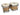 LP LP Aspire LPA601-HC Bongo Set Havana Caf� with Brushed Nickel Hardware