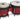 LP LP Aspire LPA601F-RD Bongo Set Fiberglass Red with Black Hardware — Aspire 6-3/4 & 8
