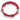 LP LPA181 Aspire 8-inch Red Tambourine with Steel Jingle — Aspire Tambourine, 8