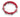 LP LPA181 Aspire 8-inch Red Tambourine with Steel Jingle — Aspire Tambourine, 8