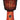 LP 10-inch Rope Tuned Circle Djembe with Perfect-Pitch head - Orange Marble