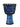 LP 7-inch Rope Tuned Circle Djembe with Perfect-Pitch head - Blue Marble — Circle 7 Djembe