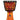 LP 7-inch Rope Tuned Circle Djembe with Perfect-Pitch head - Orange Marble — Circle 7 Djembe