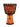 LP 7-inch Rope Tuned Circle Djembe with Perfect-Pitch head - Orange Marble — Circle 7 Djembe