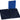Choral Folder — 7-3/4 x 11; Elastic Stays; Blue