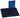 Choral Folder — 7-3/4 x 11; Elastic Stays; Blue