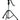 Black Powder-Coated Standard Djembe Stand