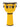 Canary Burst Key-Tuned Djembe — 14 inch.