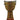 10 inch. Fiberglass Djembe - Key-Tuned — Kente Finish