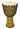 10 inch. Fiberglass Djembe - Rope Tuned