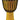 10 inch. Fiberglass Djembe - Rope Tuned — Yellow Finish