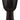 12 inch. Fiberglass Djembe - Rope Tuned — Dark Brown Finish