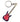 Boston Red Sox Electric Guitar Keychain