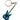 Carolina Panthers Electric Guitar Keychain