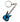 Carolina Panthers Electric Guitar Keychain