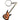 Cincinnati Bengals Electric Guitar Keychain
