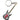 Tampa Bay Buccaneers Electric Guitar Keychain
