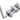 9.5mm Single Ball L-Arm Mount