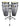 Kinetic Steel Series Congas - Black Powder with Double Stand — 10 inch. & 11 inch.
