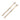 Student Xylophone Mallets — Set of Medium Hard Birch Mallets with Poly Ball Heads