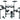 KT-300 — Electronic Drum Set with Remo Mesh Heads, Kick Pedal & Tennis Beater