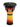 Supremo Sunburst Series Djembe — 13 inch. Key-Tuned Djembe with Black Powder-Coated Hardware