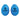 Egg Shakers (Plastic Pair) — Blue