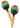 Wooden Maracas — Rainbow Finish