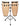 Supremo Series Natural 10 inch. and 11 inch. Congas — with Black Hardware