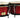 Supremo Series Red Finish Bongos — 7 inch. & 8-1/2 inch.