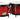 Artist Series Red Finish Bongos — 7 inch. & 8-1/2 inch.