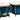 Artist Series Blue Finish Bongos — 7 inch. & 8-1/2 inch.