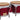 Concerto Series Red Finish Bongos — 7 inch. & 8-1/2 inch.